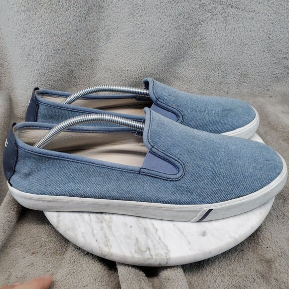 Johnnie O Shoes Mens Size 11.5 Blue Textile Slip On Stealth Sneaker *Read* main image 5